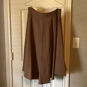 Tan size XL fit and flare skirt bought from ModCloth